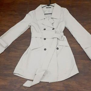 Shein double breasted trench coat